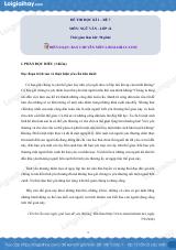 Đề số 7 - Đề kiểm tra học kì 1 - Ngữ văn 12